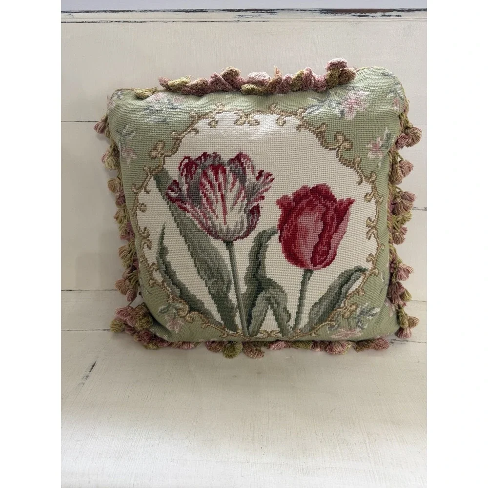 123 Creations Needlepoint‎ French Country Tulip Pattern 18